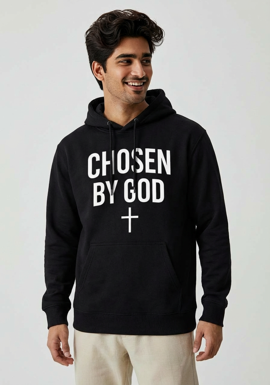 CHOSEN BY GOD™ Premium Hoodie – Christian Faith Streetwear