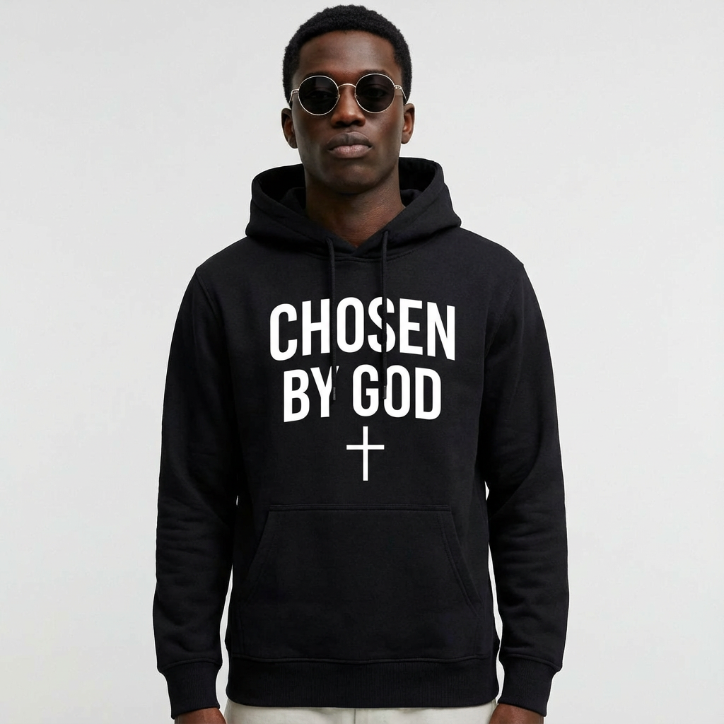 CHOSEN BY GOD™ Premium Hoodie – Christian Faith Streetwear